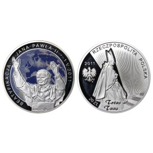 Poland, 20 Zlotys, 2011 year, MW, Beatification of John Paul II on the 1st of May 2011