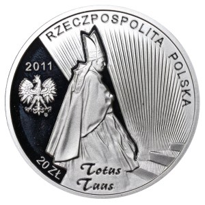 Poland, 20 Zlotys, 2011 year, MW, Beatification of John Paul II on the 1st of May 2011