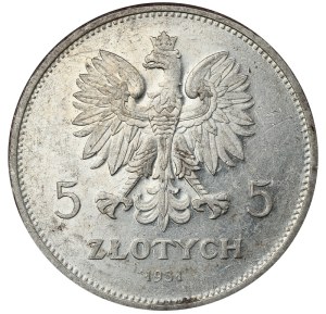 Poland, 5 Zlotys, 1931 year, Nike