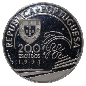 Portugal, 200 Escudos, 1991 year, Columbo e Portugal