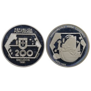 Portugalsko, 200 escudos, rok 1991, Plavba na západ