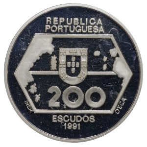 Portugalsko, 200 escudos, rok 1991, Plavba na západ