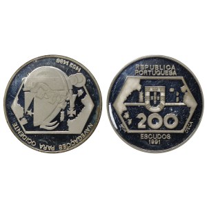 Portugal, 200 Escudos, 1991 year, Westward Navigation
