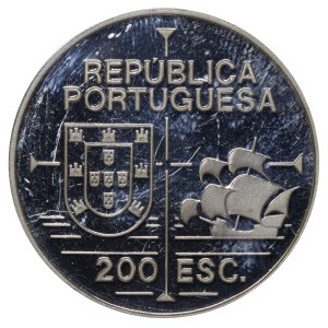 Portugal, 200 Escudos, 1992 year, California