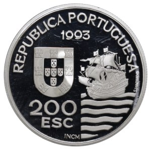 Portugal, 200 Escudos, 1993 year, ENVIADOS DAIMIOS KIUSHU