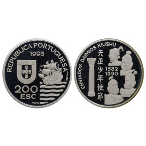Portugal, 200 Escudos, 1993 year, ENVIADOS DAIMIOS KIUSHU