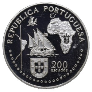 Portugal, 200 Escudos, 1994 year, Tratado das Tordesilhas