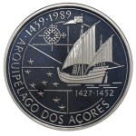 Portugal, 100 Escudos, 1989 year, Discovery of Azores