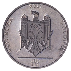 Moldavsko, 100 lei, rok 2013, Guguta