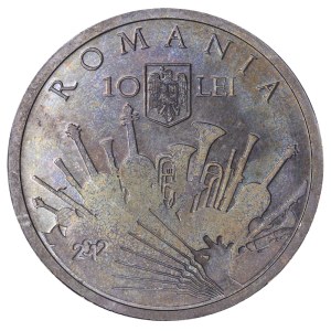 Romania, 10 Lei, 2012 year, Sergiu Celibidache - 100 years since his birth