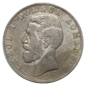 Romania, 5 Lei, 1880 year, B