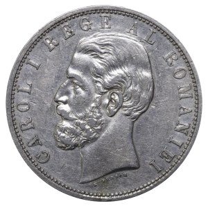 Romania, 5 Lei, 1881 year, B