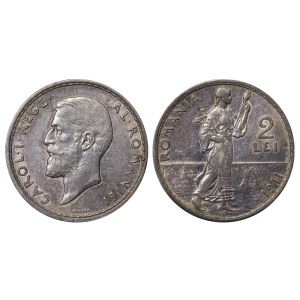 Romania, 2 Lei, 1911 year