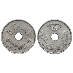 Romania, 5 Bani, 1906 year, J