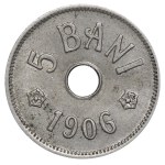 Romania, 5 Bani, 1906 year, J