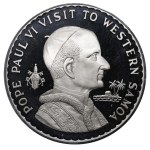 Samoa, 1 Tala, 1970 year, Pope Paul VI's Visit to Western Samoa