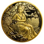 Samoa, 20 Cents, 2022 year, Demeter & Virgo