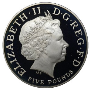 United Kingdom, 5 Pounds, 2009 year, Countdown 3
