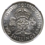 Spojené kráľovstvo, 2 šilingy, rok 1940, NGC, MS 64
