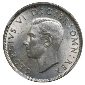 United Kingdom, 2 Shillings, 1942 year, NGC, MS 63