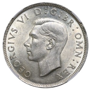 United Kingdom, 2 Shillings, 1944 year, NGC, AU 58