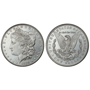 United States, 1 Dollar, 1884 year, SS, Morgan Dollar