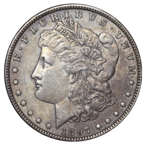 United States, 1 Dollar, 1897 year, Morgan Dollar