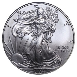 United States, 1 Dollar, 2010 year, American Silver Eagle, ANACS, MS 70
