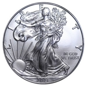 United States, 1 Dollar, 2021 year, American Silver Eagle, ANACS, MS 70