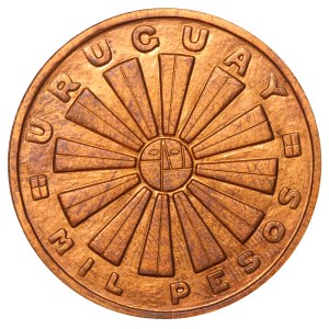 Uruguay, 1000 Pesos, 1969 year, FAO