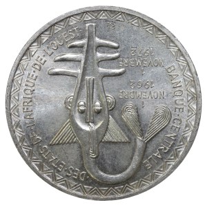 Western African States, 500 Francs, 1972 year, 10th Anniversary of the Monetary Union