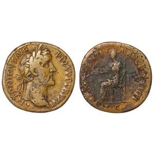 Roman Empire, Antoninus Pius Sestertius 152-153 AD (ND)