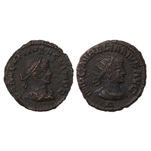 Palmyrene Empire, Vaballathus and Aurelianus Antoninianus 270 - 272 AD (ND)
