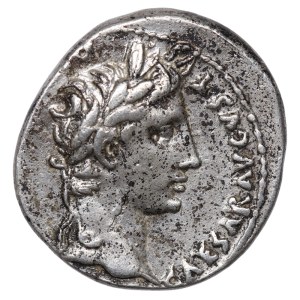 Roman Empire, Augustus Denarius 2 BC - 4 AD (ND)