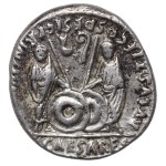 Roman Empire, Augustus Denarius 2 BC - 4 AD (ND)