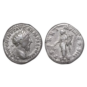 Roman Empire, Marcus Aurelius Denarius 166 AD (ND)