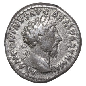 Roman Empire, Marcus Aurelius Denarius 166 AD (ND)