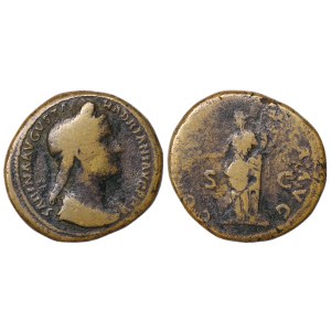 Roman Empire, Sabina Sestertius 136-138 AD (ND)