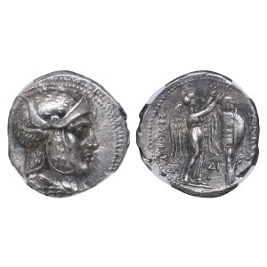 Seleucid Empire, Seleukos I, Tetradrachm, 301 - 295 BC (ND), NGC, Ch VF