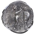 Seleucid Empire, Seleukos I, Tetradrachm, 301 - 295 BC (ND), NGC, Ch VF