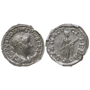 Roman Empire, Gordian III, Denarius, 241 AD (ND), NGC, MS