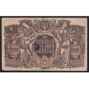 Ukraine, 1000 Karbovantsiv, 1918-20, F