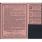 Russia, Set of 3 banknotes (50, 100, 1000 Rubles), 1917, F-XF