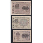 Russia, Set of 5 banknotes (30, 60, 250, 500, 1000 Rubles), 1919, AU-VF