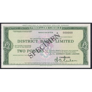 England, 2 Pounds, ND, XF, Specimen