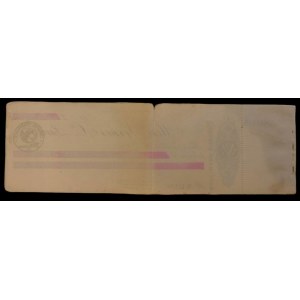 Russia, Bank Cheque, ND, VF