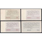 Russian SFSR - U.S.S.R., 1967, AU, Group of 8 tickets