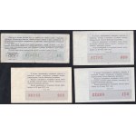 Russian SFSR - U.S.S.R., 1965 and other issues, AU, Group of different lottery tickets