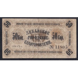 Lettland – Libau, 50 Kopeken, 1915, VF