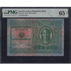 Austria, 100 Kronen, 1912, Gem UNC 65 EPQ